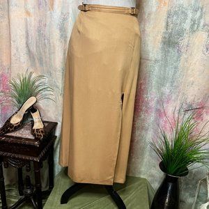 VTG 📌Dignity Comfortable Timeless Pencil Maxi Skirt with long Slit